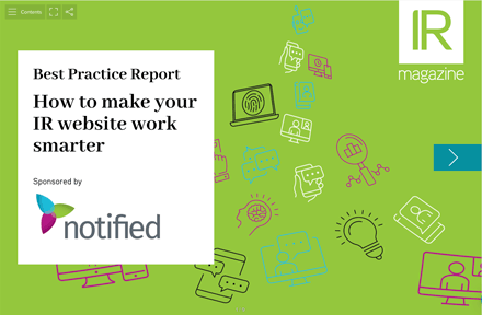 Best Practice Report: How to make your IR website work smarter