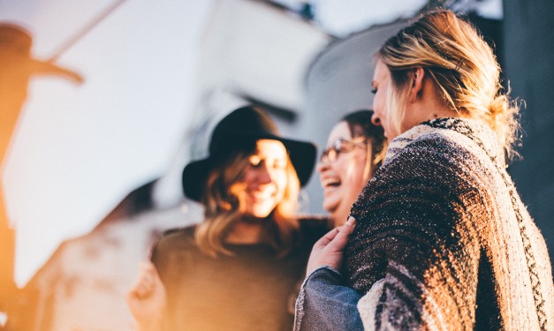 Group of women laughing together