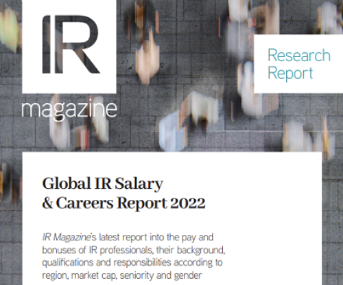 Global IR Salary & Careers Report 2022