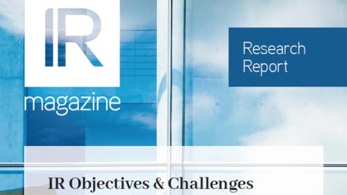 IR Objectives & Challenges report now available
