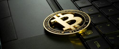 Bitcoin on keyboard - photo: Jievani Weerasinghe