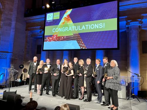 Two awards each for American Airlines, Danaher, GE and Hilton at IR Magazine Awards US – 2022