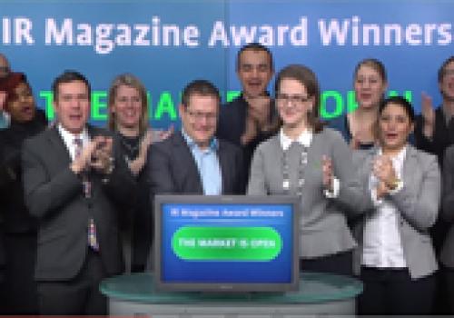Award winners open Toronto Stock Exchange