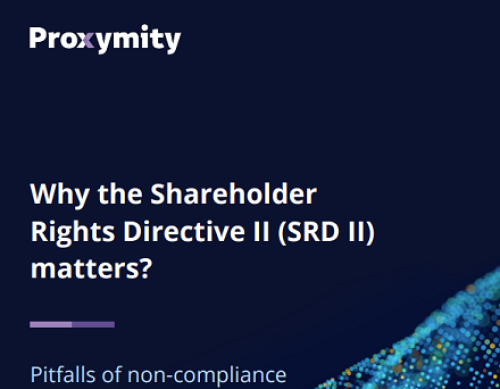 Why the Shareholder Rights Directive II (SRD II) matters?