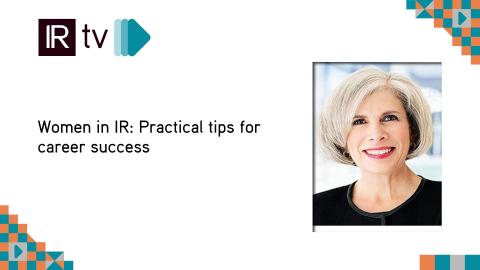 Women in IR: Practical tips for career success