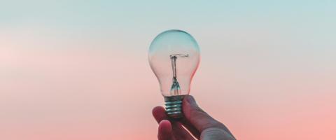 Hand holding lightbulb - photo: Diego PH